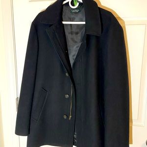 Ralph Lauren Heavy Pea coat Black